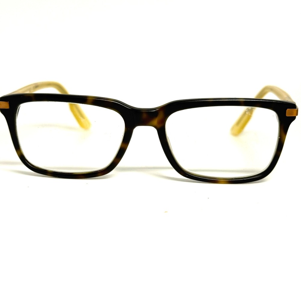 Columbia C8011 242‎ Tortoise Gold Rectangular Eyeglasses Frames 52-17-145 22646